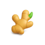 Ícono 3D de raíz de jengibre